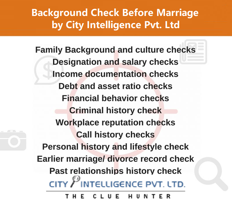 background verification before marriage